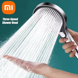 Xiaomi – pomme de douche haute pression 13cm, 3 Modes, buse de pulvérisation noire pour économie d&rsquo;eau, Massage, douche à pluie, accessoires de salle de bains, nouveau