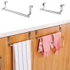 Porte d’armoire de cuisine, porte-serviettes en acier inoxydable, porte arrière, porte-serviettes suspendu, salle de bains, crochets pour serviettes sans poinçon, organisateur de maison Porte d’armoire de cuisine, porte-serviettes en acier inoxydable, porte arrière, porte-serviettes suspendu, salle de bains, crochets pour serviettes sans poinçon, organisateur de maison