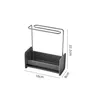 Égouttoir évier compact plastique ABS anthracite acier… – vue 4