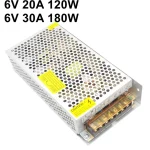 Alimentation à découpage régulée, SMPS pour système de surveillance, pilote AC à DC, 6V, 20A, 120W, 30A, 180W, 110V, 220V