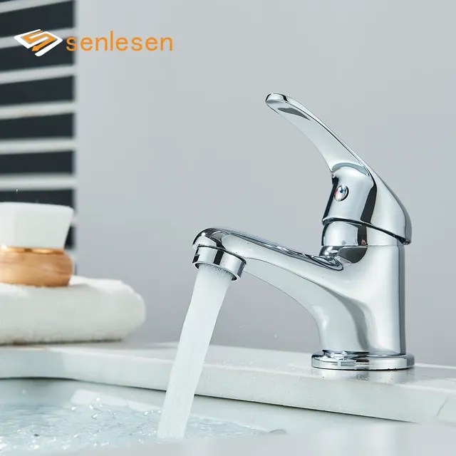 Robinet lavabo galvanisé acier inoxydable mitigeur… – vue 2