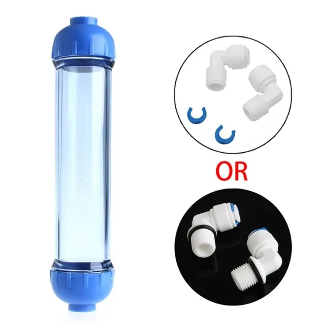 Cartouche filtrante transparente plastique cylindrique… – vue 4