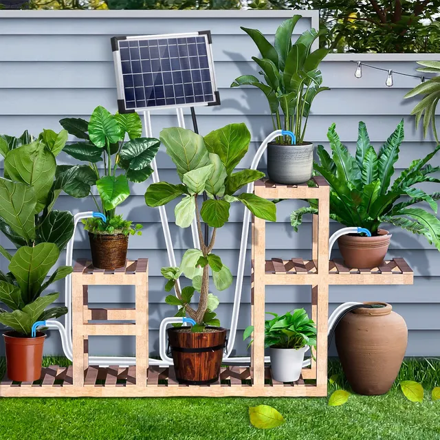 Système d'irrigation goutte-à-goutte solaire automatique – vue 6
