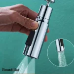 Bourdillat-Aérateur de robinet anti-éclaboussures, adaptateur d&rsquo;extension de robinet, pulvérisateur de ark, économie d&rsquo;eau, buse filtrante, 3 modes