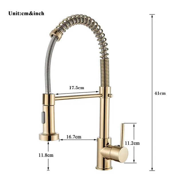 Robinet de cuisine extractible – vue 2