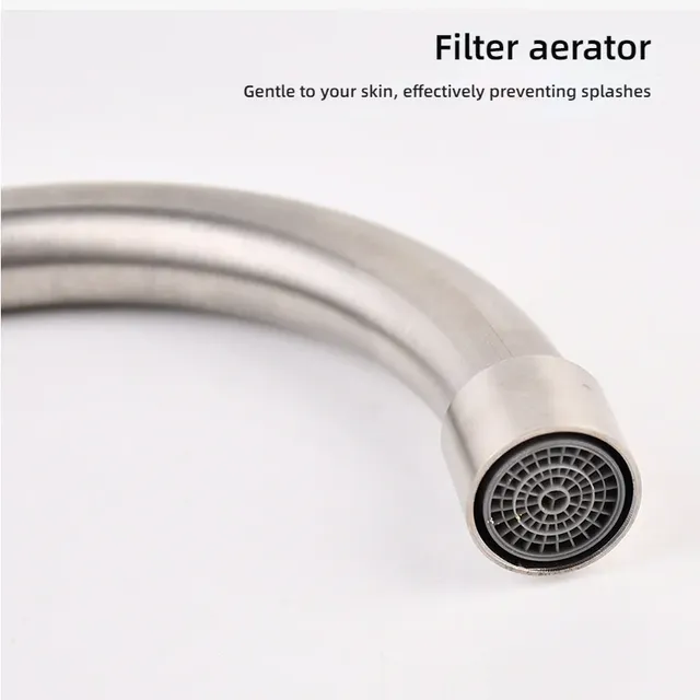 Robinet de cuisine en acier inoxydable – vue 5