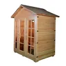 Sauna extérieur traditionnel résineux cabine bois porte… – vue 3