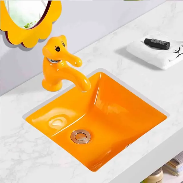 Jardin d'enfants couleur céramique enfants carré sous… – vue 4
