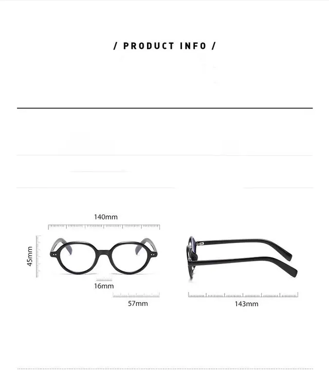 Lunettes de lecture ovales pour femmes – vue 6