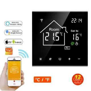 Tuya Smart ThermoandreLCD Display Touch Screen
