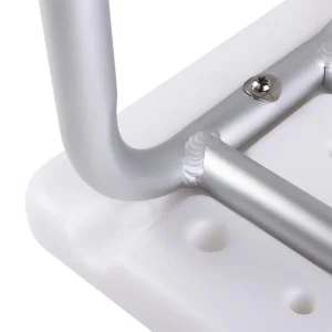 Tabouret de salle de bain Portable Stable, pieds antidérapants, facile à assembler, chaise de baignoire, trous de Drainage robustes, escabeau pour personnes âgées