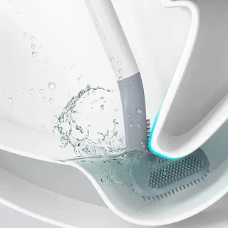 Ensemble de brosses de toilette de Golf en Silicone