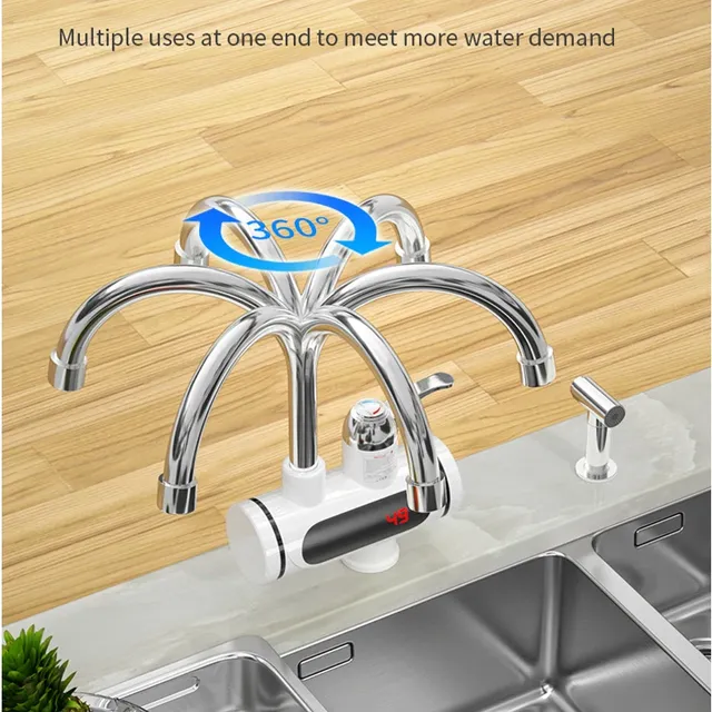 Robinet électrique 3000W chauffe-eau électrique robinet… – vue 2