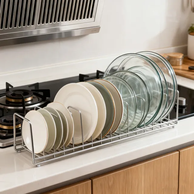 Bol de cuisine organisateur de vaisselle en acier… – vue 4