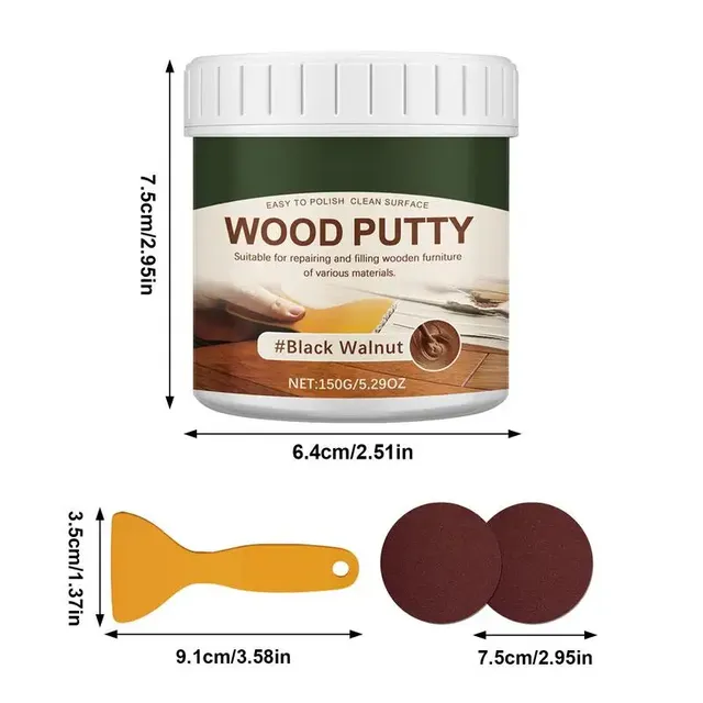 Mastic de remplissage de bois 150g – vue 6