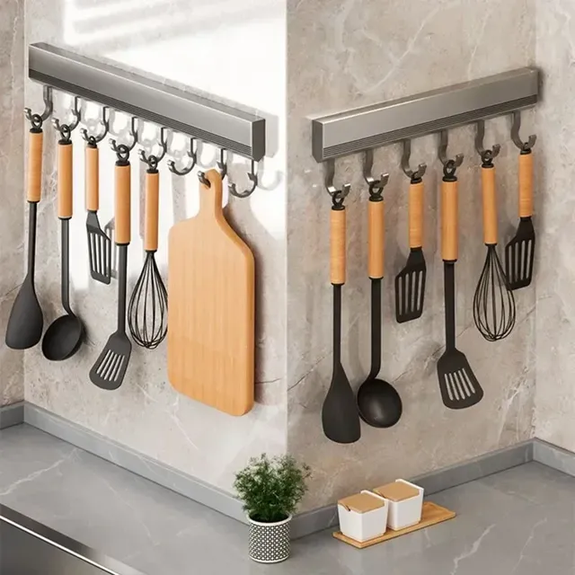 Crochet de cuisine mural – vue 2