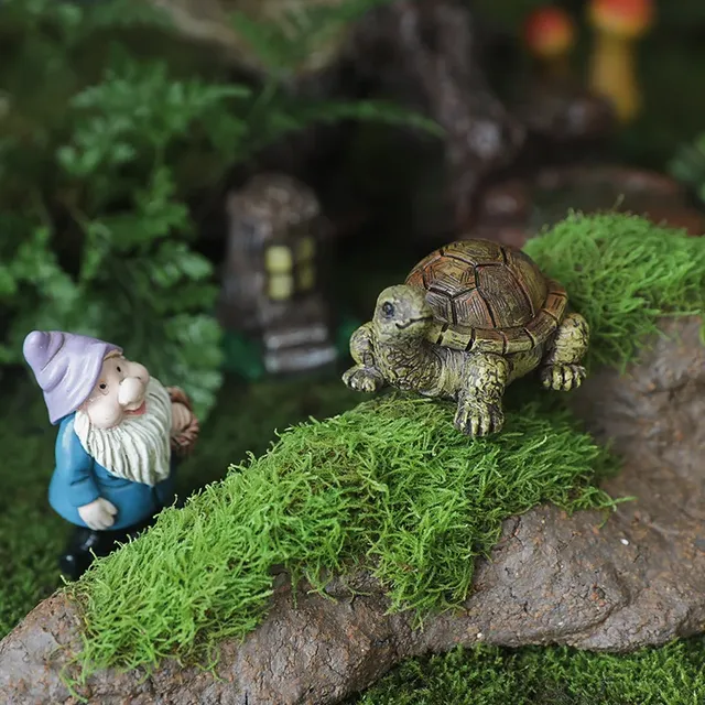 Figurines de tortue artificielle en résine – vue 4