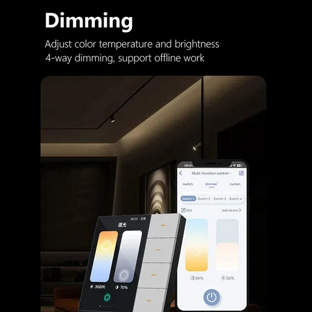 Tuya Zigbee-Joli Mural Intelligent à Écran Tactile de… – vue 4