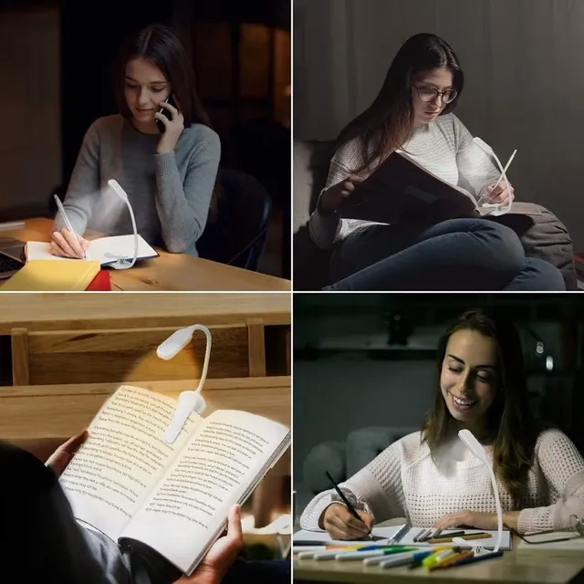 LED livre lumière USB Rechargeable lampe de lecture 3… – vue 6
