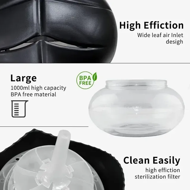 Purificateur air ultrasonique humidification 1000ml… – vue 2