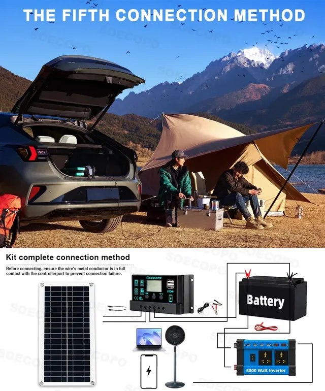 Système solaire 6000W – vue 6