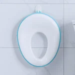 B78B-siège d&rsquo;entraînement de pot de toilette pour bébé, coussin de siège de pot pour enfants, convient aux toilettes rondes et ovales, protection contre les éclaboussures antidérapante, coussin de pot pour bébé