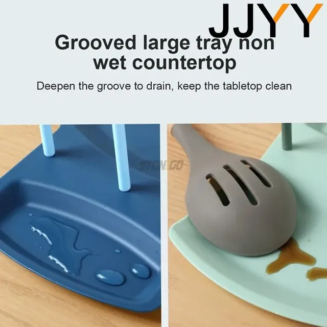 Organisateur de cuisine spatule Pot couvercle support… – vue 3