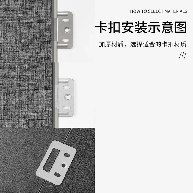 Clips pour panneaux muraux – vue 2