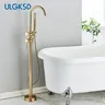 Robinet de baignoire sur pied à poignée unique