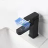 Mitigeur lavabo monocommande contemporain blanc mat base… – vue 6