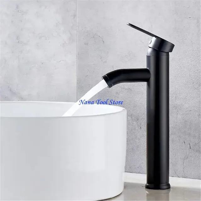 Mitigeur lavabo monotrou monocommande contemporain acier… – vue 5