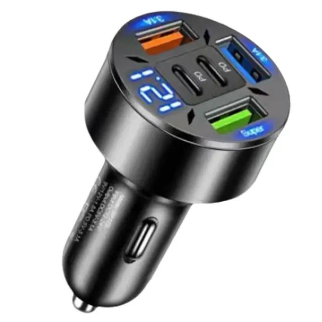 Chargeur voiture 250W multiports USBA USBC PD QC3… – vue 5
