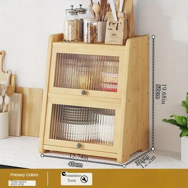 Organisateur d'étagère d'angle de cuisine: support de… – vue 5