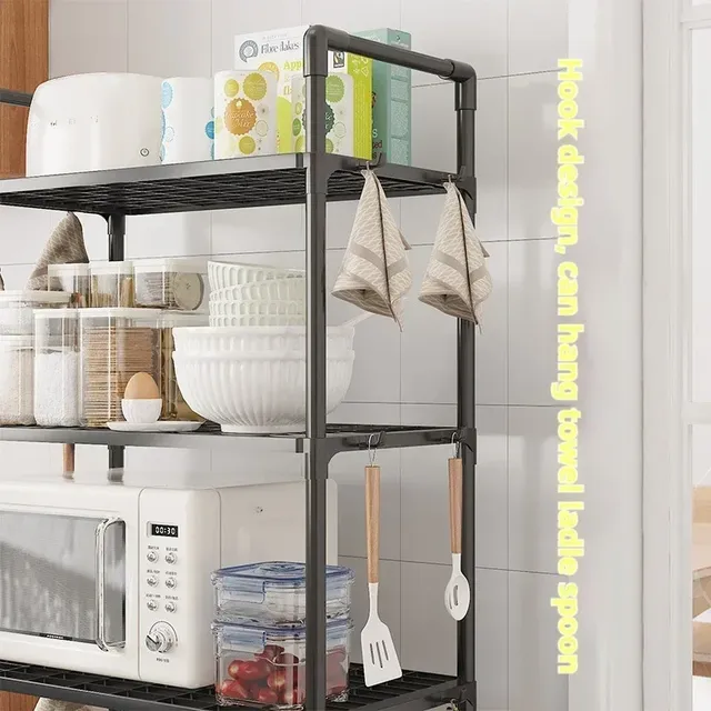 Étagère de cuisine du sol au sol multicouche… – vue 2