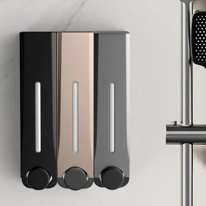 Distributeur de savon mural de 500ML, boîte à savon à pression manuelle, bouteille de savon pour les mains, shampoing de grande capacité, bouteille de gel douche Distributeur de savon mural de 500ML, boîte à savon à pression manuelle, bouteille de savon pour les mains, shampoing de grande capacité, bouteille de gel douche