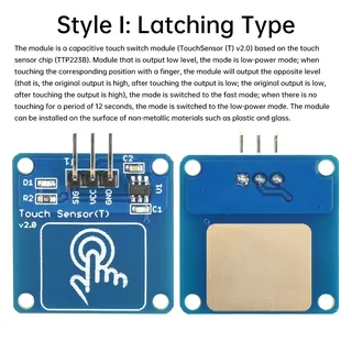 Module de commutation à capteur tactile numérique TTP223B