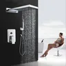 KEMAIDI système de douche de salle de bains noir doré… – vue 2