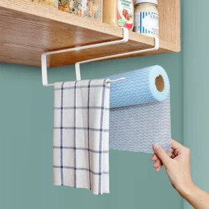 Porte-rouleau de papier essuie-tout T1, étagère à main, rangement pour toilettes, accessoires de mouchoirs de cuisine à domicile, support mural, cintre de cuisine