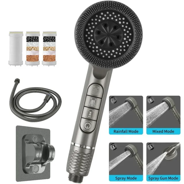 Pommeau de douche avec filtre à eau dure
