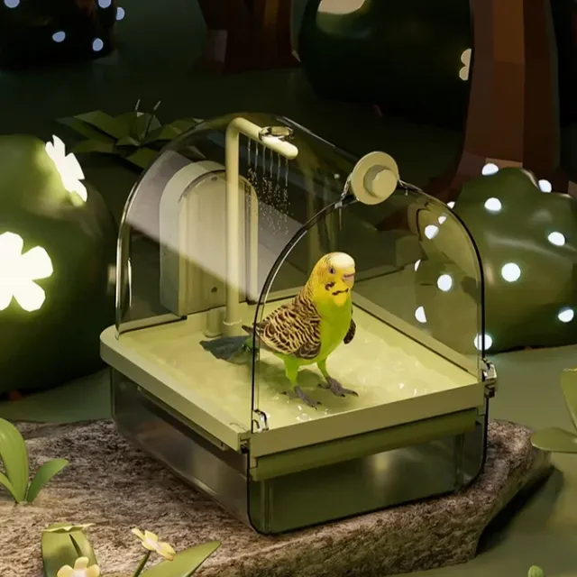 Boîte de bain automatique pour oiseaux – vue 2