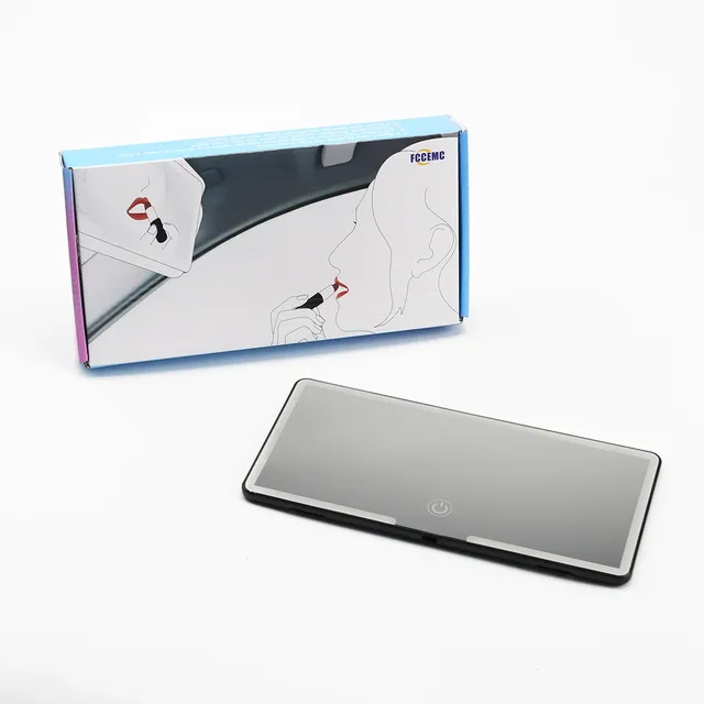 Miroir de maquillage LED HD pour voiture – vue 2