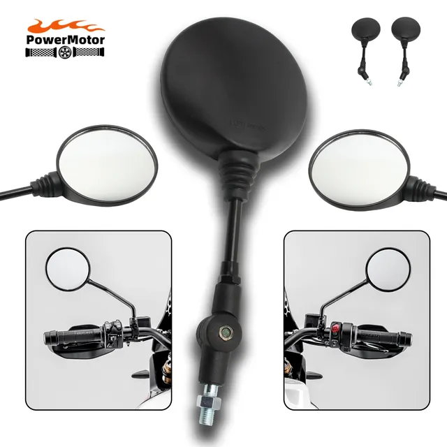 Rétroviseurs scooter moto ronds pliables universels…