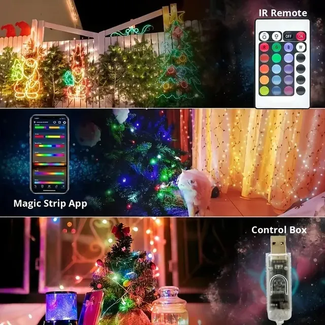 Guirlande lumineuse LED RGB-IC – vue 4