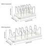 Organisateur casseroles poêles sous armoire extensible… – vue 2
