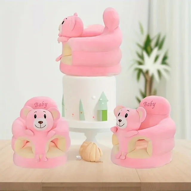 Chaise pour enfants en peluche douce – vue 5