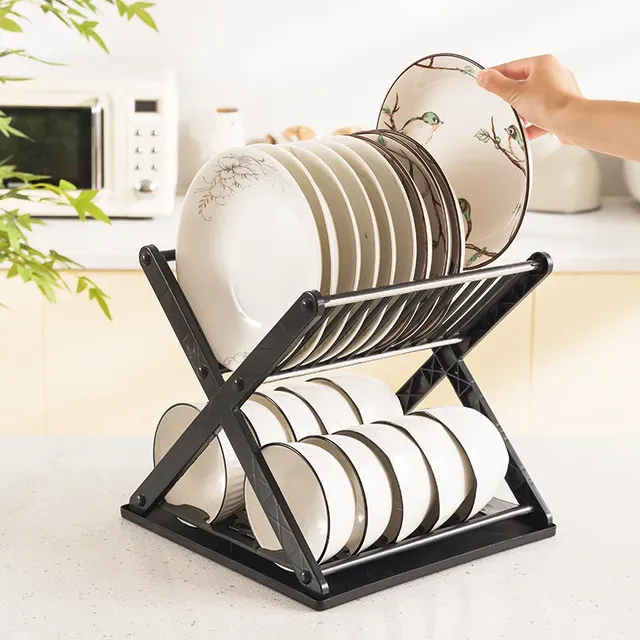 Rangement de vaisselle de cuisine en acier inoxydable – vue 5