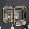 Miroir mural rectangulaire en fer de Style…