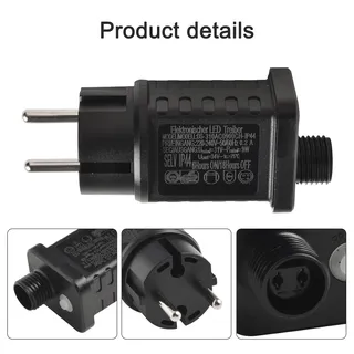 Transformateur chaîne lumières 9W 31V LED minuterie alimentation…
