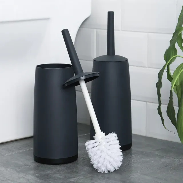 Brosse de toilette en plastique avec Base sur pied