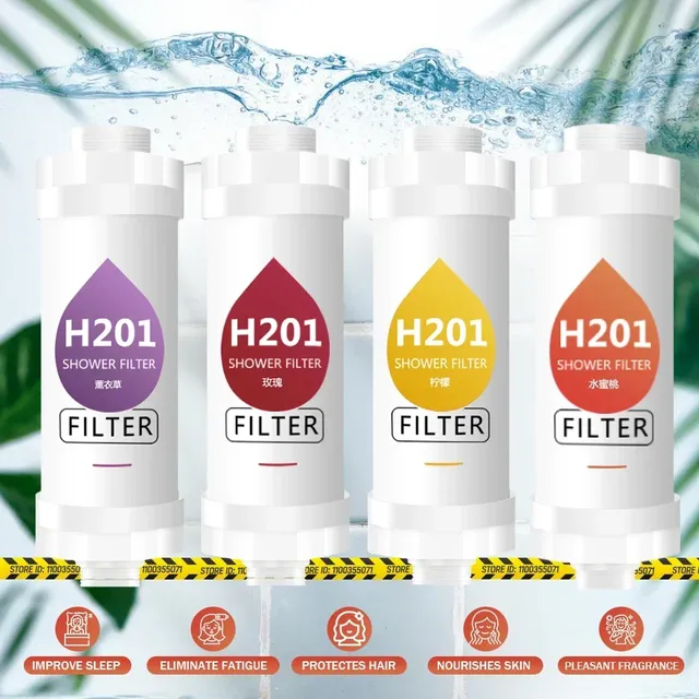 Filtre pour pommeau de douche parfumé – vue 4